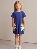 Unicorn Appliqué Dress