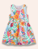 Series Printed Vest Dress