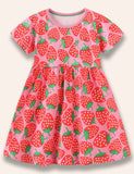 Strawberry Printed Dress