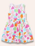 Series Printed Vest Dress