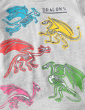 Glowing Dragon Printed T-Shirt