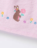 Cute Cartoon Rabbit Printed Dress