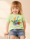 Cartoon Dinosaur Printed T-Shirt