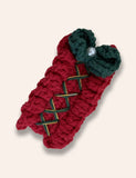 2PCS Christmas Series Knitted Hairclips