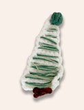 2PCS Christmas Series Knitted Hairclips