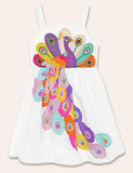 Peacock Appliqué Dress - Mini Taylor