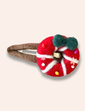 1PCS Christmas Fluffy Hairclip