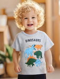 Multi Dinosaur Printed T-Shirt