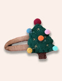 1PCS Christmas Fluffy Hairclip