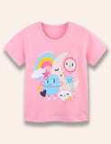 Cartoon Cute Planet T-Shirt