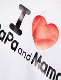 Valentine's Day Letter Printed Family Matching T-Shirt