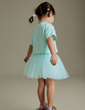 Ballet Girl Printed T-Shirt+Tulle Skirt