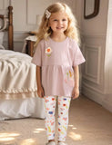 Fairy Bunny Printed T-Shirt Set