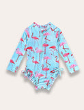 Flamingo One Piece Swimsuit - Mini Taylor