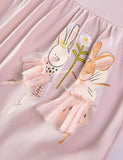 Fairy Bunny Printed T-Shirt Set