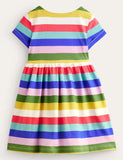 Rainbow Striped Dress