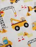 Cartoon Excavator Printed T-shirt - Mini Taylor