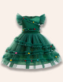 Robe de fête de Noël en tulle