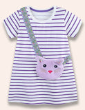 Cartoon Kitten Bag Dress