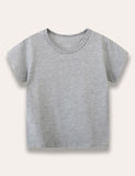 Solid Cotton T-Shirt