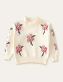 3D Flower Sweater