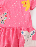 Farm Animal Appliqué Dress