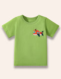 Giraffe Pilot Appliqué T-Shirt