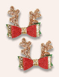 2PCS Christmas Series Sequined Hairclips