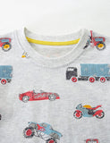 Cartoon Car Printed T-Shirt - Mini Taylor