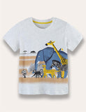 Wild Animal Printed T-Shirt