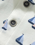 Sailboat Pattern Polo T-Shirt - Mini Taylor