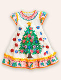 Christmas Tree Appliqué Dress