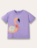 Cartoon Flamingo T-Shirt - Mini Taylor