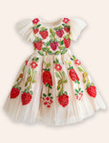 Strawberry Tulle Dress