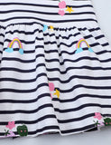 Rainbow Fruit Printed Striped Dress - Mini Taylor