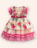 Floral Tulle Party Dress