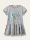 Star Deer Dress - Mini Taylor