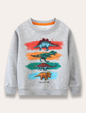 Dinosaur Printed Sweatshirt - Mini berni