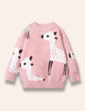 Pull moelleux en forme de cerf mignon