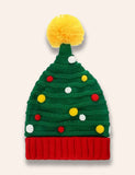 Cappello lavorato a maglia dell'albero di Natale