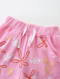 Butterfly Print Cotton Shorts