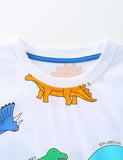 Cartoon Dinosaur Printed T-Shirt - Mini berni
