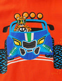 Driving Tiger Printed T-Shirt - Mini berni