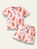 Easter Bunny Printed Suit - Mini Taylor