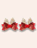 2PCS Christmas Series Sequined Hairclips