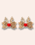 2PCS Christmas Series Sequined Hairclips