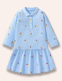 Series Dotted Long Sleeve Dress - Mini berni