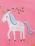 Cartoon Unicorn Appliquee dressipluus