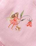 Fairy Printed Long Sleeve Dress - Mini berni