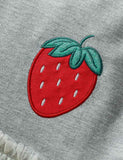 Strawberry Appliqué Long Sleeve Tulle Dress - Mini Taylor